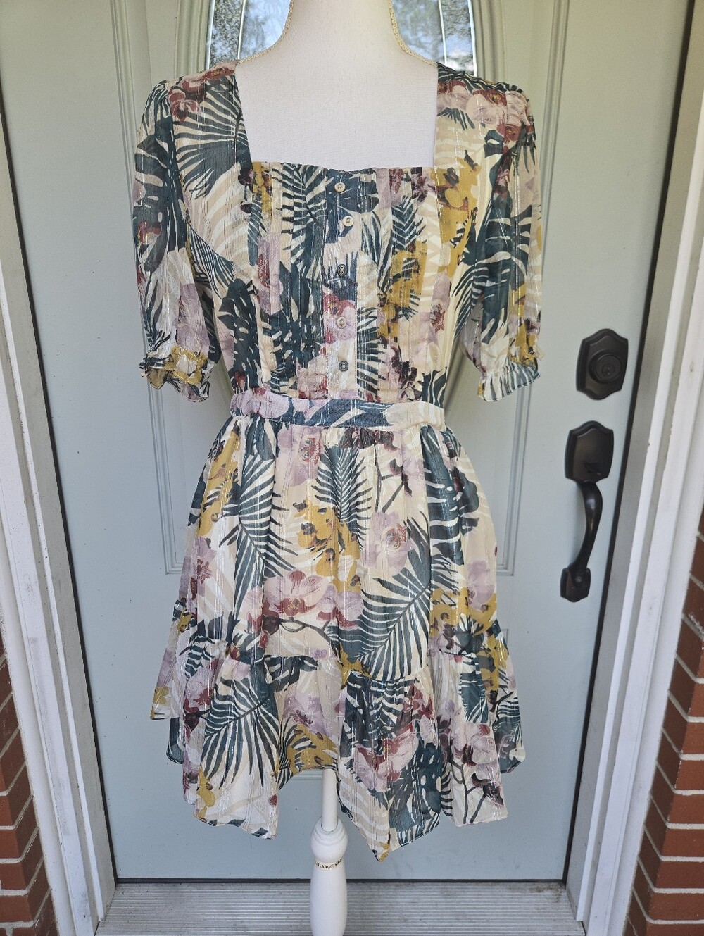 NWT Walter Baker Liza Mini Dress In Key Largo